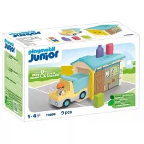 Playmobil Junior Ci�ar�wka z gara�em z funkcj� sortera 71686