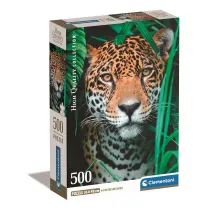 Puzzle 500 el. Compact Jaguar in the jungle Clementoni