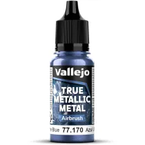 Vallejo: 77.170 - True Metallic Metal - Airbrush - Ultramarine Blue (18 ml)