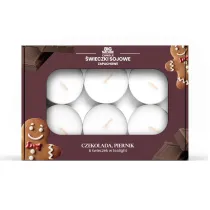 Big Nature �wieczki sojowa zapachowa tealight CZEKOLADA-PIERNIK 6 szt.