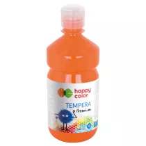 Happy Color Farba tempera Premium 500 ml pomaraczowa