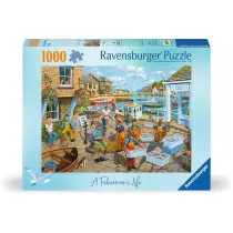 Puzzle 1000 el. �ycie rybaka Ravensburger