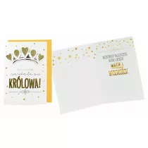 Kukartka Karnet B6 DK-831 Urodziny kr�lowa