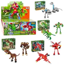 Klocki konstrukcyjne Dinozaur robot 2w1 MIX