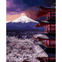 Twoje Hobby Malowanie po numerach. Góra Fuji o zachodzie słońca