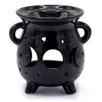 Kominek do aromaterapii Kocioek z Potrjnym Ksiycem, czarny