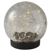 Volteno Lampka solarna plastik kula 10cm sole