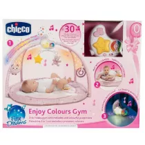 Mata dla niemowlaka 3w1 Enjoy Colors Gym r�owa Chicco