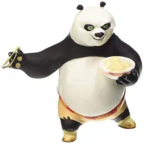 Kung Fu Panda Po i talerz z kluskami figurka 8cm Y99913