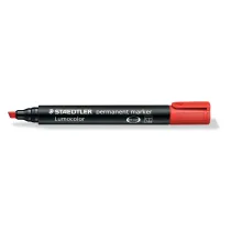 Staedtler Marker wodoodporny Lumocolor, czerwony, �ci�ty