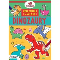 Dinozaury. Koloruj i naklejam