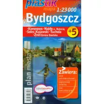 Bydgoszcz. Plan miasta w skali 1: 23 000 Plastik