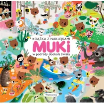 Muki w podry dookoa wiata. Ksika z naklejkami