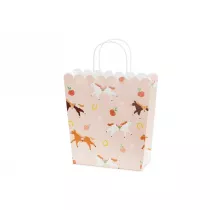 PartyDeco Torebka na prezenty konie 23x22x8,5cm