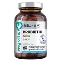 Myvita Silver Probiotic Kids 6 mld CFU - suplement diety 60 kaps.