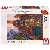 Puzzle 1000 el. PQ DARREL BUSH Domek nad jeziorem Schmidt