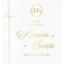 Kukartka Zaproszenie Komunia 5szt. ZP-028