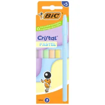 Bic D�ugopis Cristal Pastel 1mm niebieski