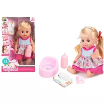 Lalka sikajca 36cm z dwikami Pro Kids