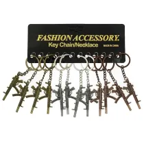 Adar Brelok karabin metalowy 7cm (12szt)