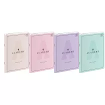 Interdruk Zeszyt A5 Academy Pastel linia 60 kartek 10 szt.