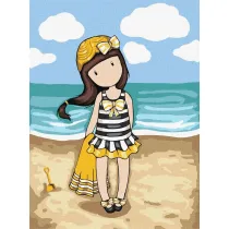 Malowanie po numerach - Beach Belle Kids 30x40cm Ideyka