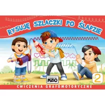 Rysuj szlaczki po ladzie. wiczenia grafomotoryczne. Cz 2