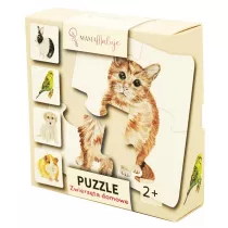 Puzzle 4 el. Zwierzta domowe Mama Maluje