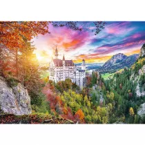 Puzzle 500 el. Widok na zamek Neuschwanstein Trefl