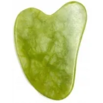 Ak Kamie do masau twarzy Jadeidt Gua Sha Zielony