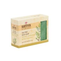 Sattva Mydło z drzewem herbacianym w kostce 125 g