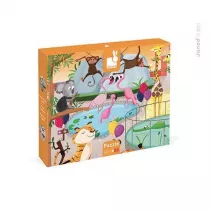 Puzzle sensoryczne Wycieczka do zoo Janod