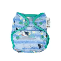 Close Pop-in pieluszka wielorazowa Aio z napami, Blue Puffin