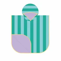 Quut Dwustronne poncho kpielowe dla dzieci Lagoon
