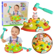 Gra Uderz motkiem marchewki wyskakujcy krlik Leantoys