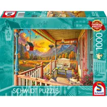 Puzzle 1000 Weranda w g�rach Schmidt