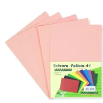 Penword Tektura A4 falista brzoskwiniowa 5 szt.