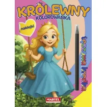 T�czowa kredka. Kr�lewny z naklejkami