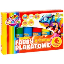 Otocki Farby plakatowe w tubie 6 x 30 ml