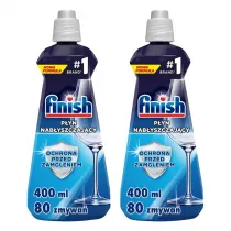 Finish Nabyszczacz do zmywarki pyn nabyszczajcy Regular Fresh zestaw 2 x 400 ml