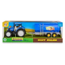 Traktor New Holland T5 z cystern� na mleko 1:32 Daffi
