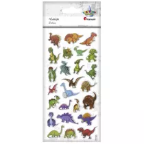 Titanum Naklejki wypuk�e mi�kkie dinozaury