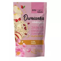 SysFoods WakeUp Owsianka relaksujca Jabko, Owoc Dzikiej Ry, urawina, Patki ry 350 g