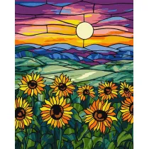 Ideyka Malowanie po numerach - Pole s�onecznik�w 40x50cm