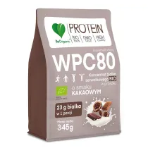 Be Organic Bia�ko serwatkowe o smaku kakaowym (koncentrat wpc 80) suplement diety 345 g Bio