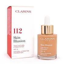 Clarins skin illusion natural hydrating Podkad do twarzy spf 15 112c amber