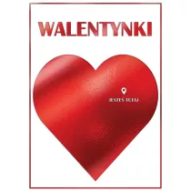Karnet B6 z kopert� z�ocony Serce i Pinezka Walentynki HENRY 487530 HEN