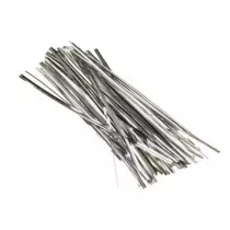 Brewis Druciki w plastiku srebrne 18 cm
