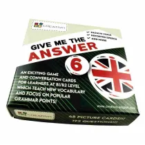 Karty j�zykowe Angielski Give me the answer Level 6