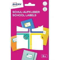 Avery Zweckform Naklejki szkolne 48x70mm 8 naklejek